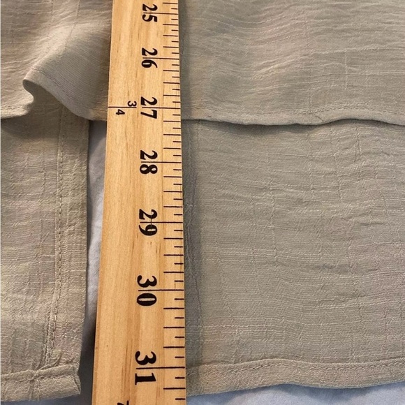 Spease Sage Green Hi-Lo Lightweight Sleeveless Top Size 1X - Picture 7 of 8